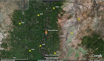 Map of cluster volcano-jefferson-distal