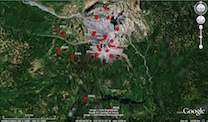 Map of cluster volcano-msh-proximal