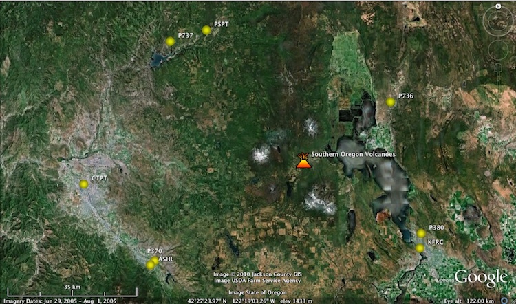 Map of volcano-s_oregon-distal stations
